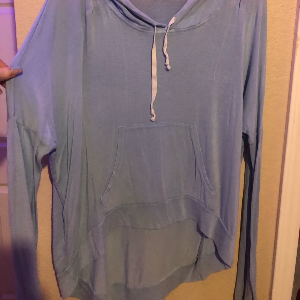 Brandt Melville Light Blue thin hoodie